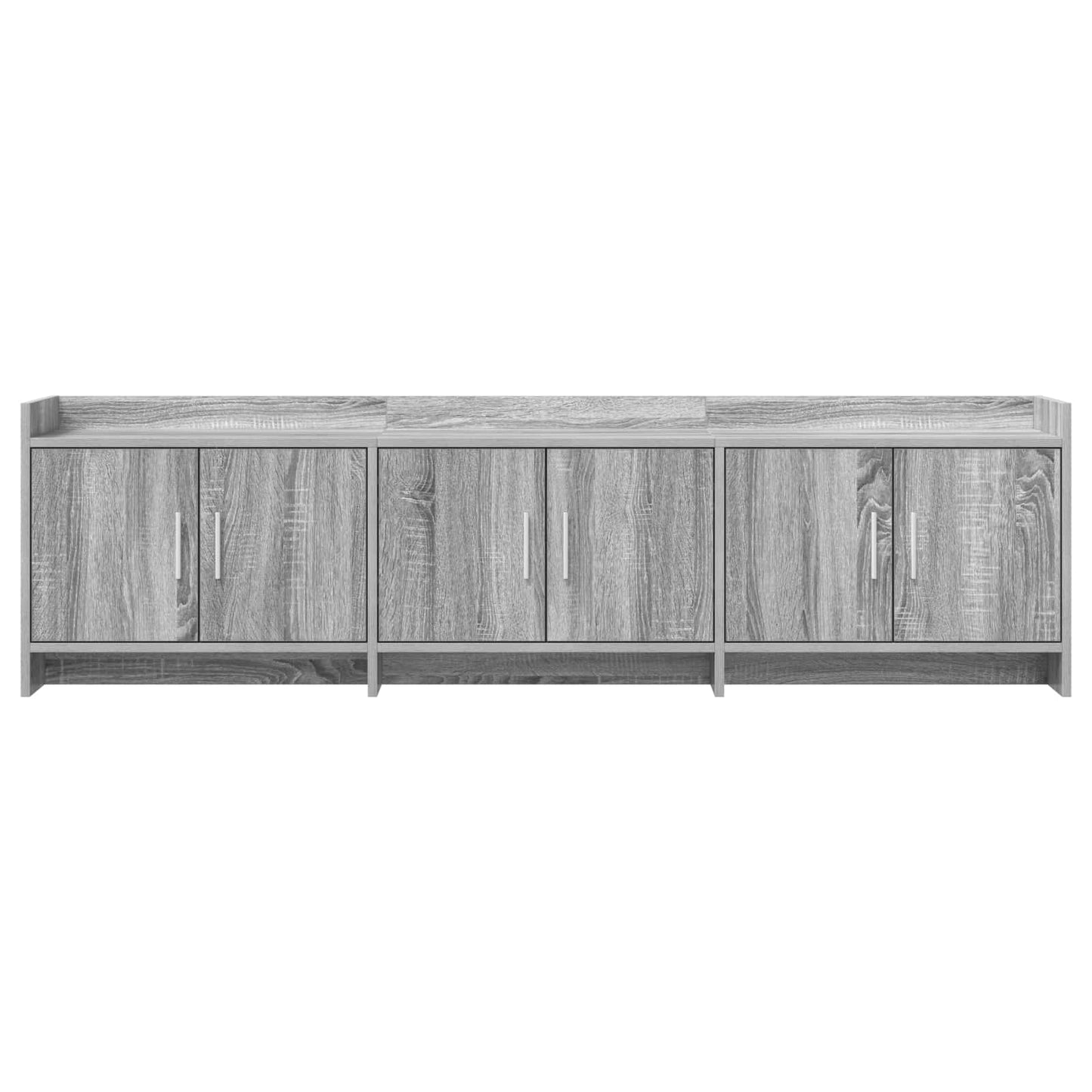 vidaXL Ντουλάπι TV 168 x 33 x 47 εκ. Γκρι Sonoma Επεξεργασμένο Ξύλο