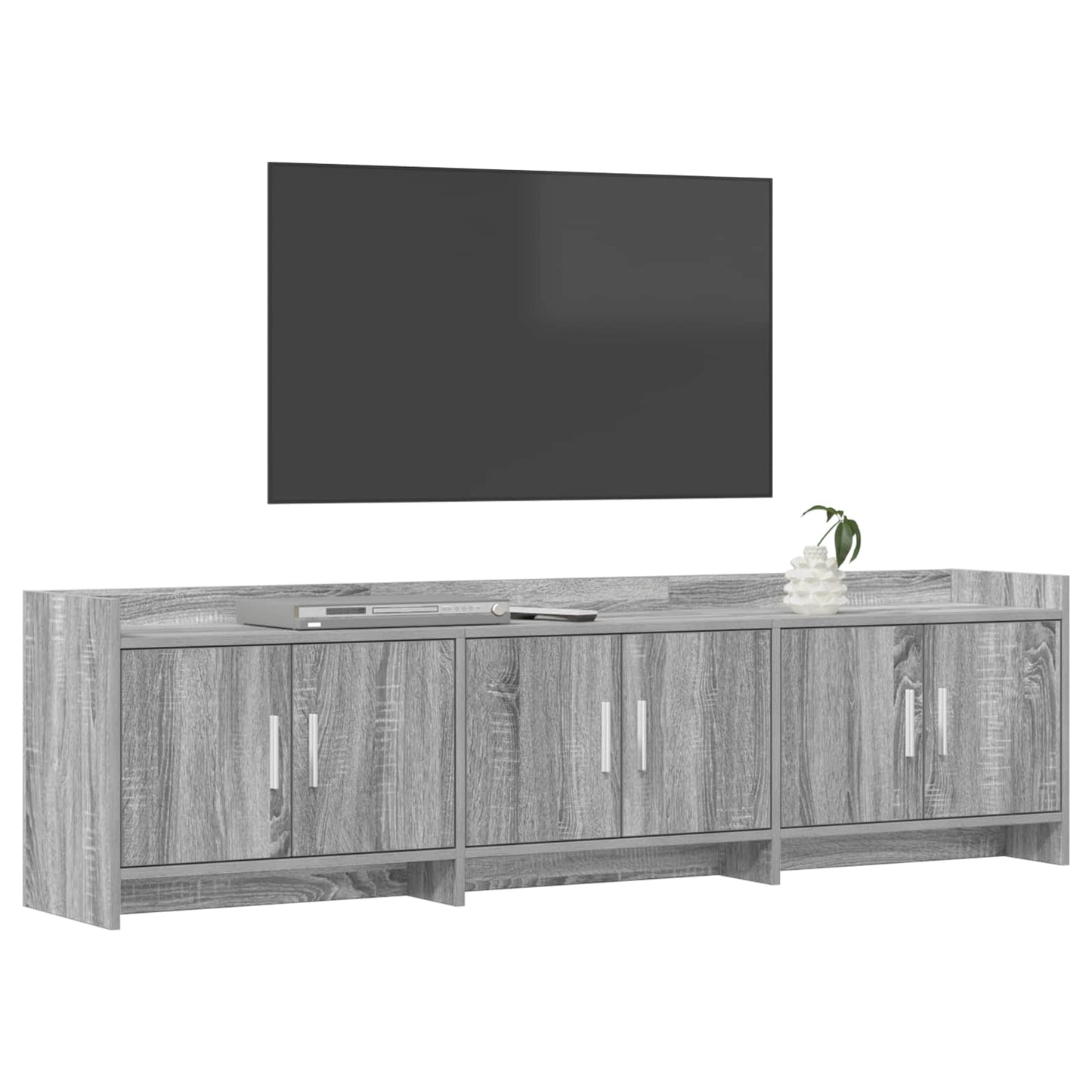 vidaXL Ντουλάπι TV 168 x 33 x 47 εκ. Γκρι Sonoma Επεξεργασμένο Ξύλο