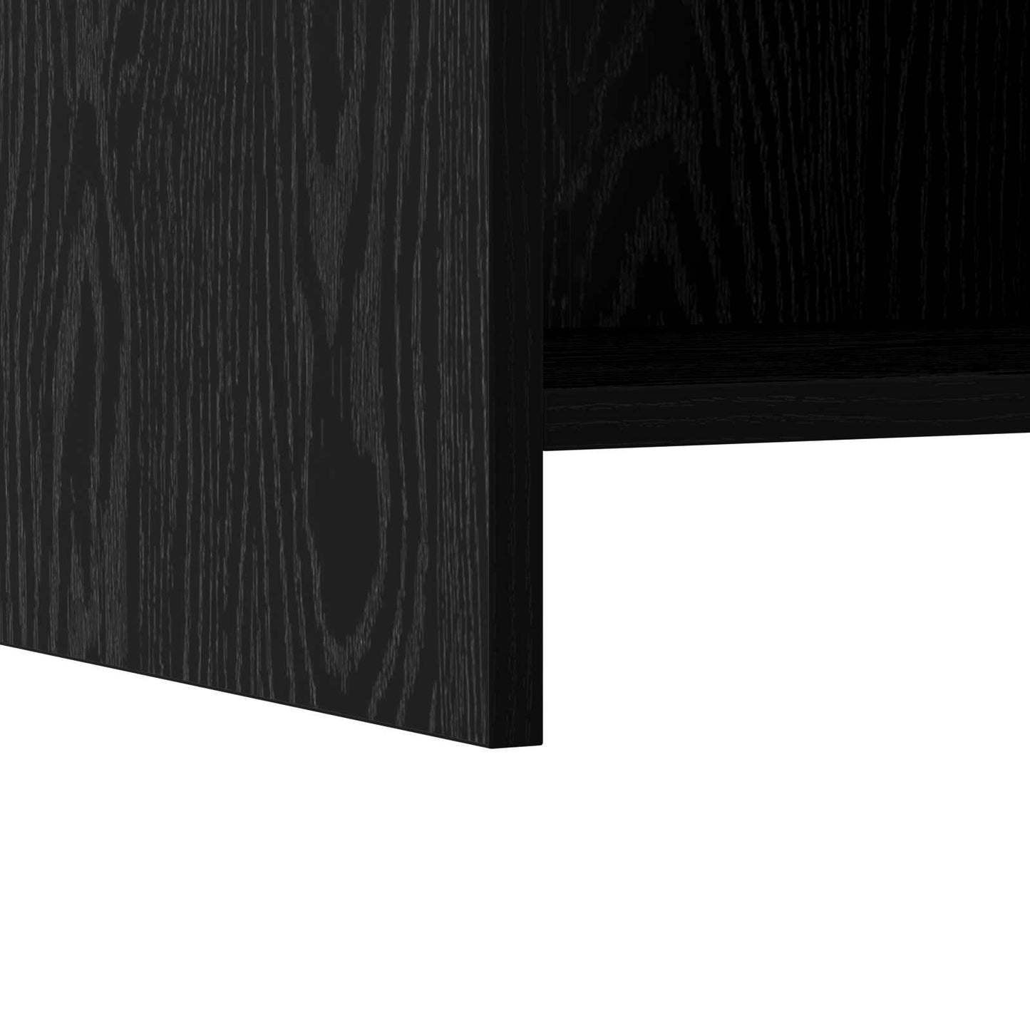 vidaXL Ντουλάπι TV 60 x 33 x 47 εκ. Μαύρη Δρυς Επεξεργασμένο Ξύλο