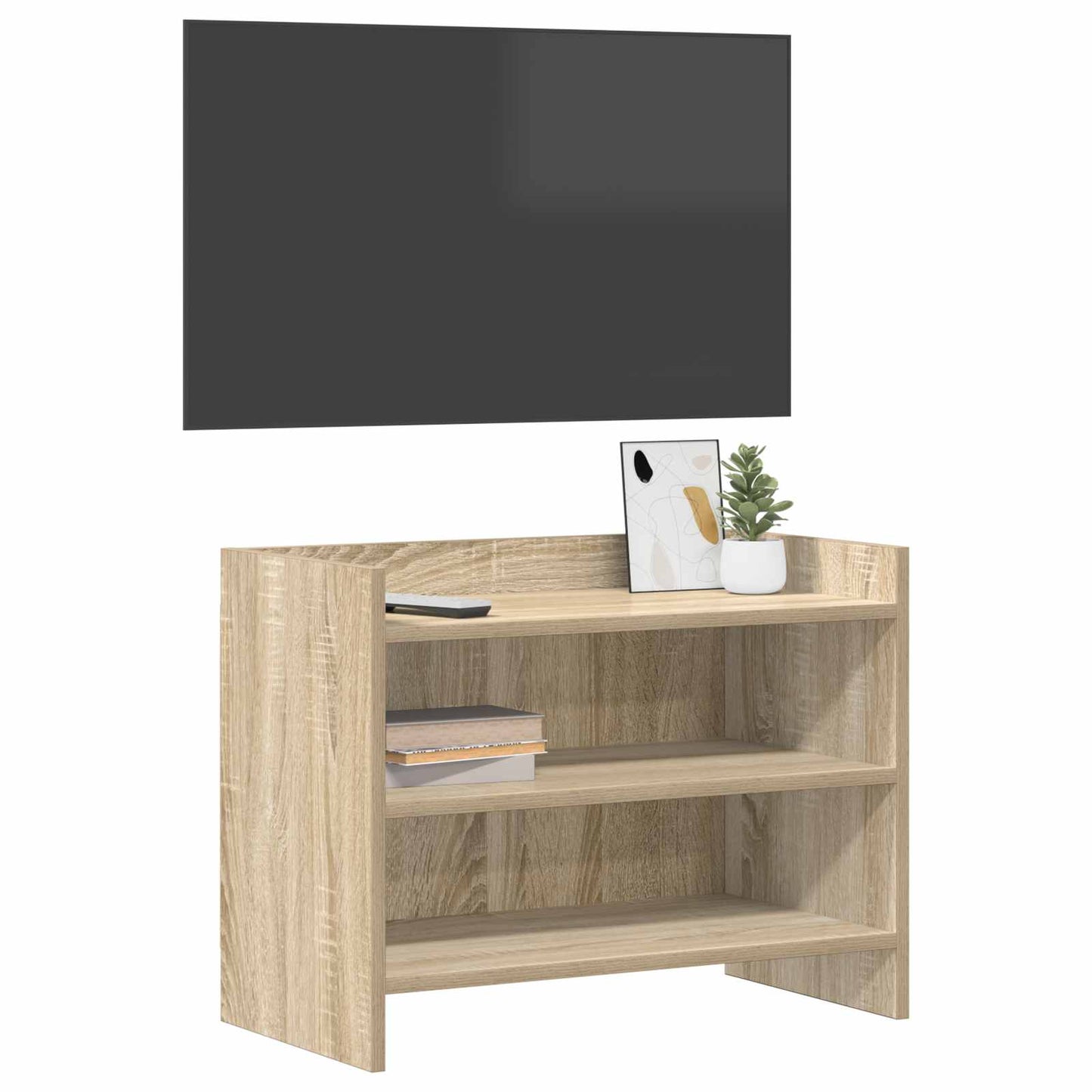 vidaXL Ντουλάπι TV 60 x 33 x 47 εκ. Sonoma Δρυς Επεξεργασμένο Ξύλο