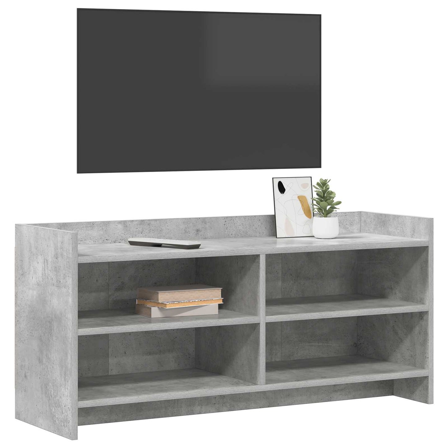vidaXL Ντουλάπι TV 100 x 33 x 47 εκ Γκρι Σκυροδέματος