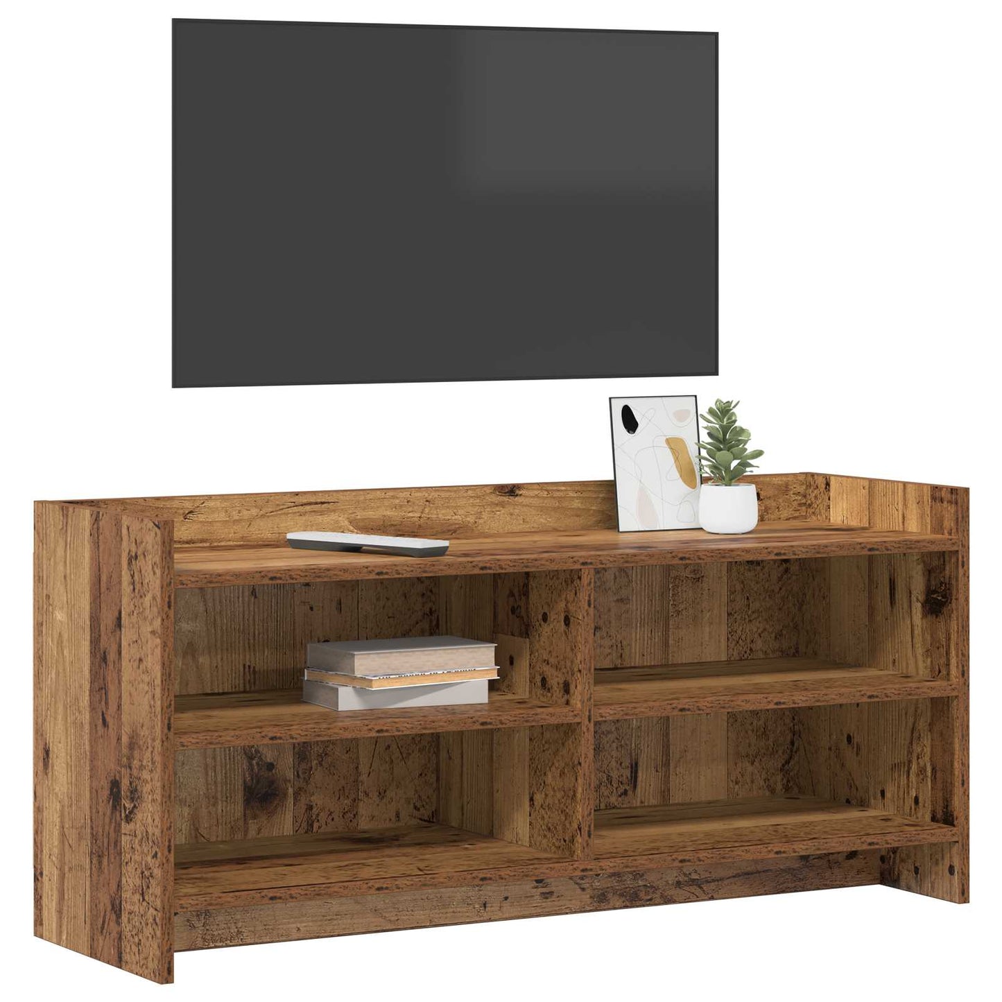vidaXL Ντουλάπι TV 100 x 33 x 47 εκ Παλαιωμένο ξύλο Επεξεργασμένο Ξύλο