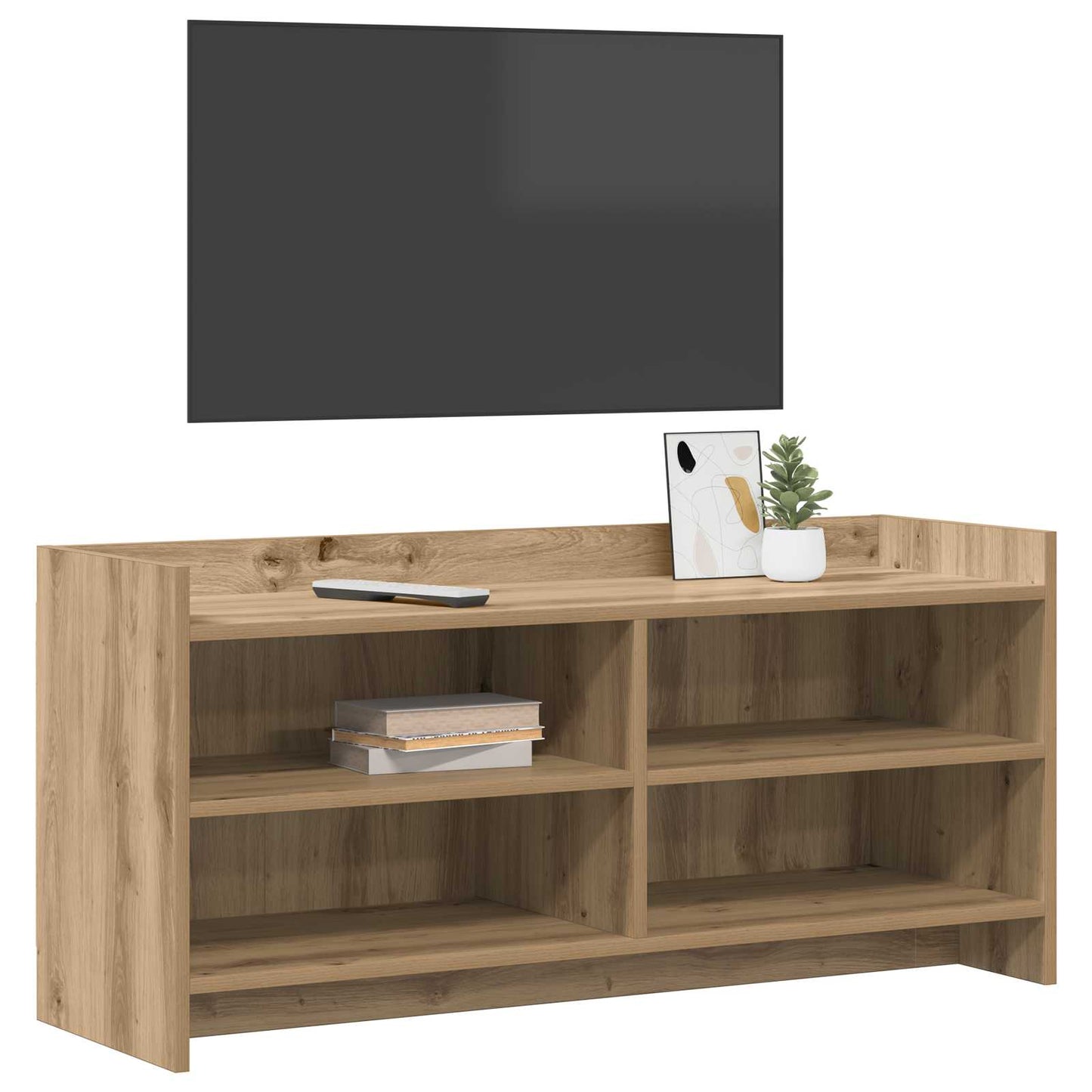 vidaXL Ντουλάπι TV 100 x 33 x 47 εκ Artisan Δρυς Επεξεργασμένο Ξύλο