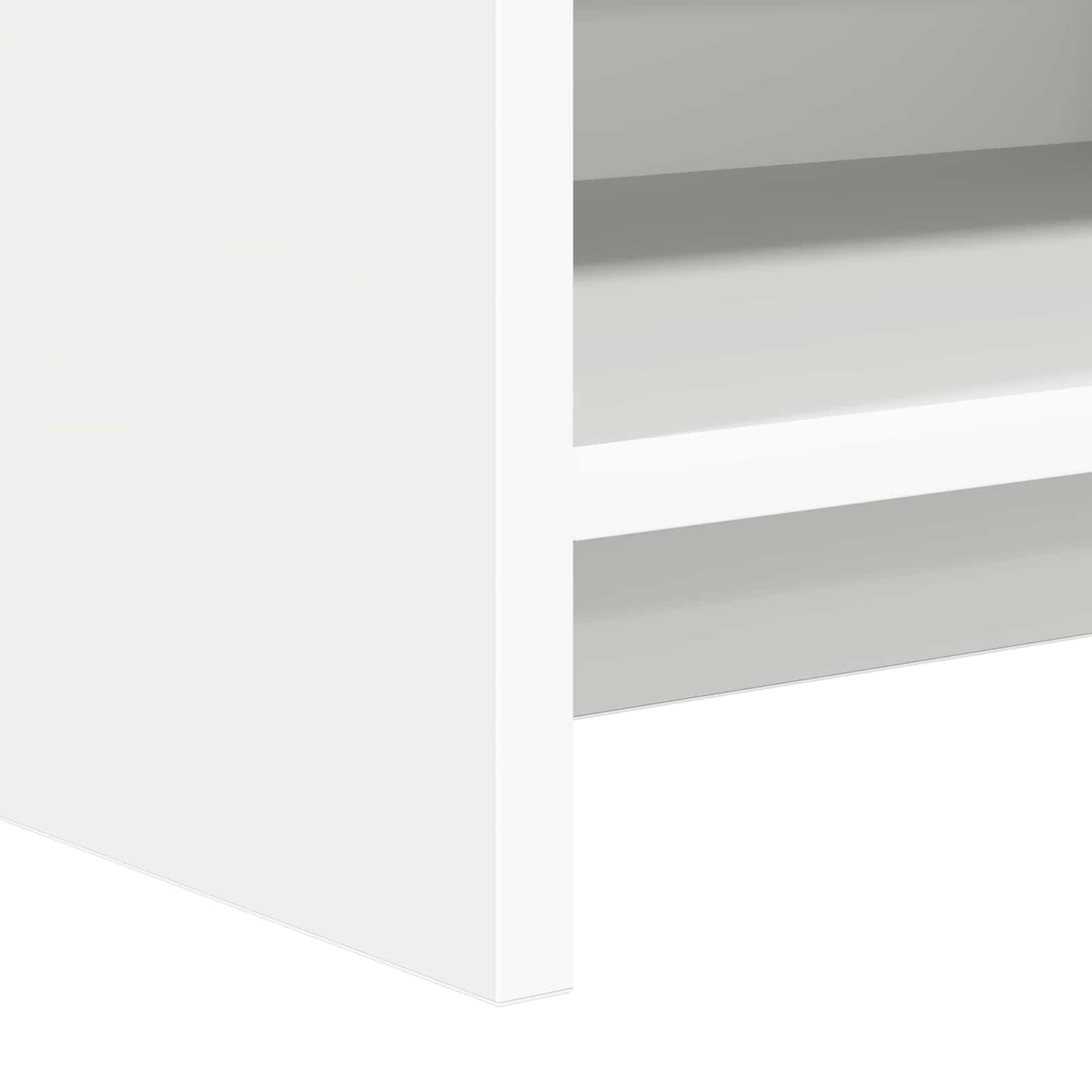 vidaXL Ντουλάπι TV 135 x 33 x 47 εκ. Λευκό Επεξεργασμένο Ξύλο