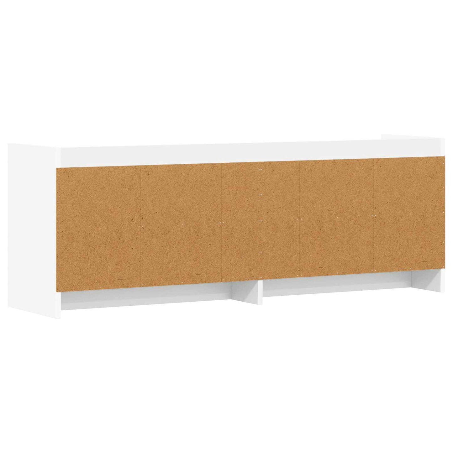 vidaXL Ντουλάπι TV 135 x 33 x 47 εκ. Λευκό Επεξεργασμένο Ξύλο