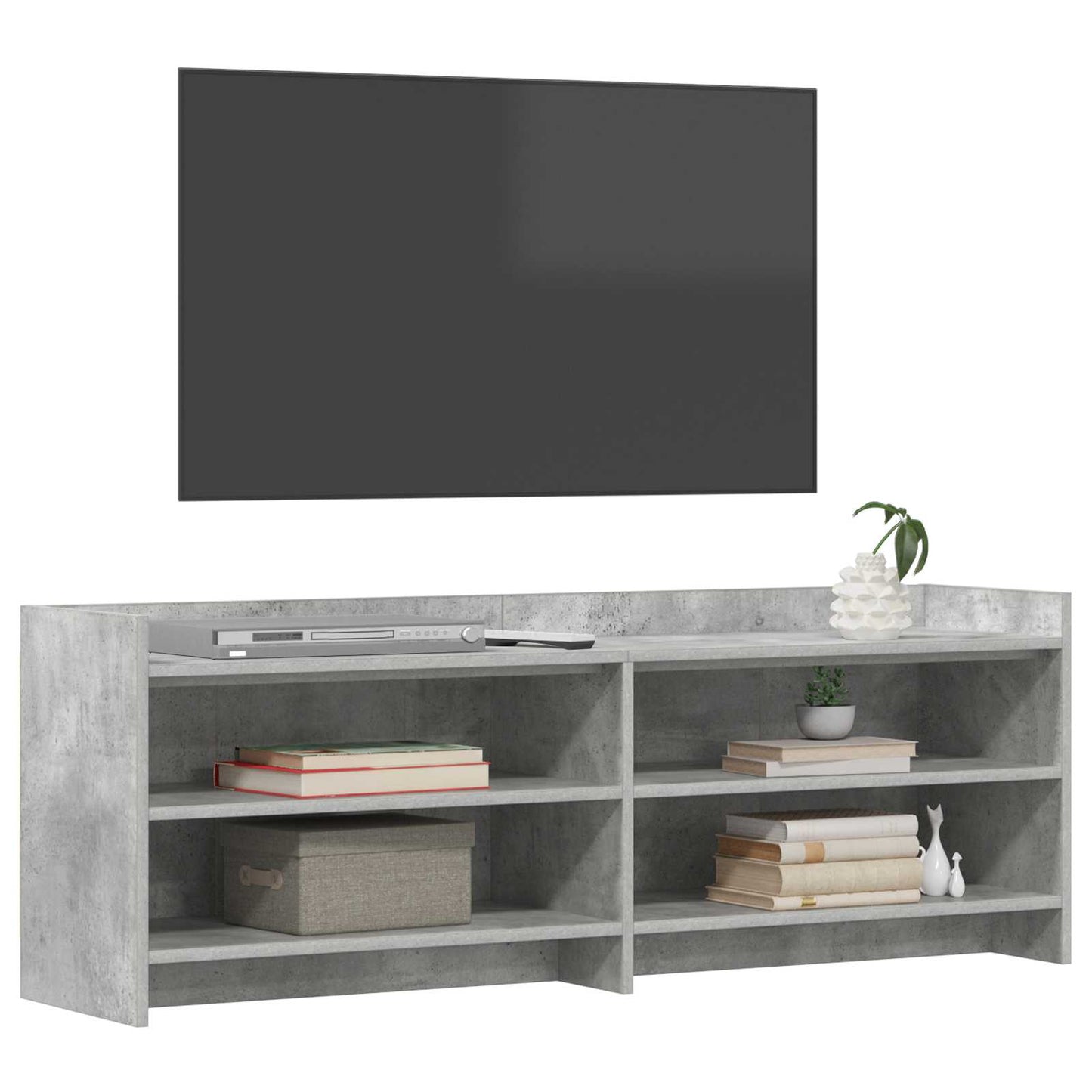vidaXL Ντουλάπι TV 135 x 33 x 47 εκ. Γκρι Σκυροδέματος