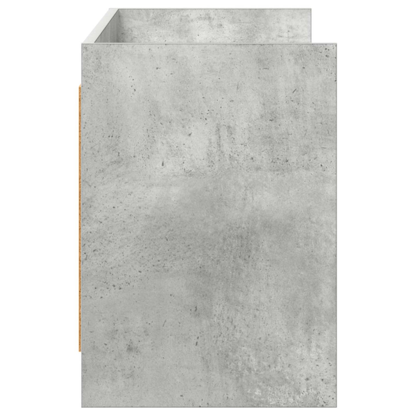 vidaXL Ντουλάπι TV 135 x 33 x 47 εκ. Γκρι Σκυροδέματος