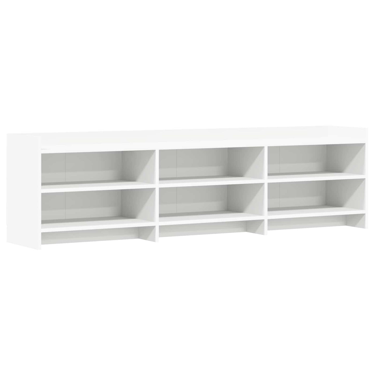 vidaXL Ντουλάπι TV 168 x 33 x 47 εκ. Λευκό Επεξεργασμένο Ξύλο