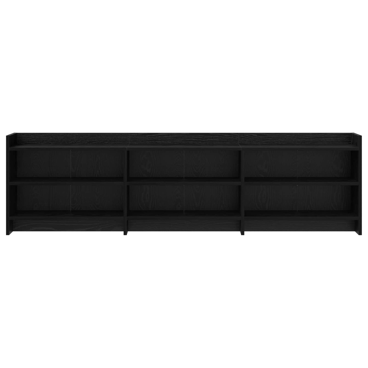 vidaXL Ντουλάπι TV 168 x 33 x 47 εκ. Μαύρη Δρυς Επεξεργασμένο Ξύλο