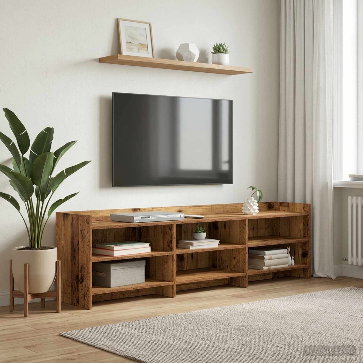 vidaXL Ντουλάπι TV 168 x 33 x 47 εκ. Παλαιωμένο ξύλο