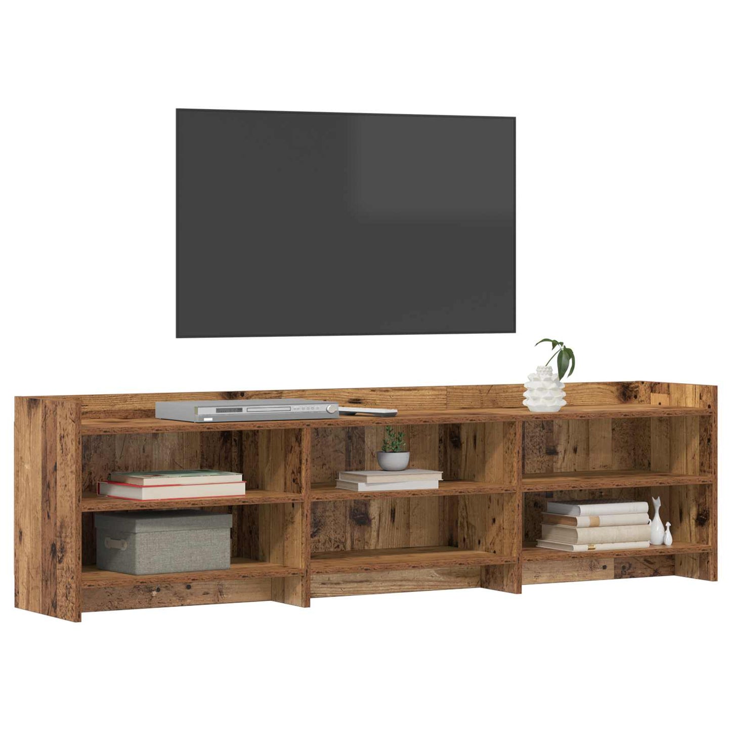 vidaXL Ντουλάπι TV 168 x 33 x 47 εκ. Παλαιωμένο ξύλο
