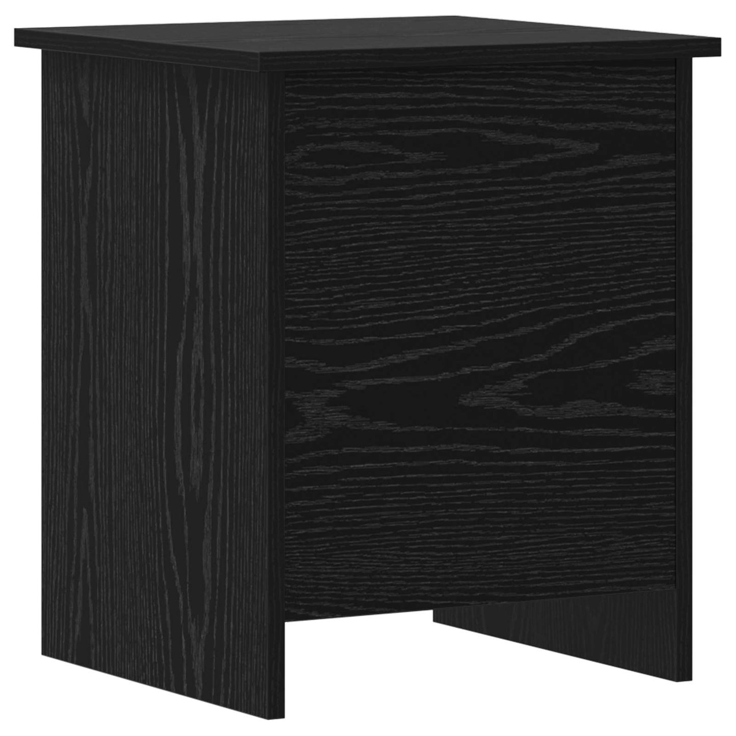vidaXL Θήκη Αποθήκευσης Μαύρη Δρυς 40 x 40 x 50 cm Επεξεργασμένο Ξύλο