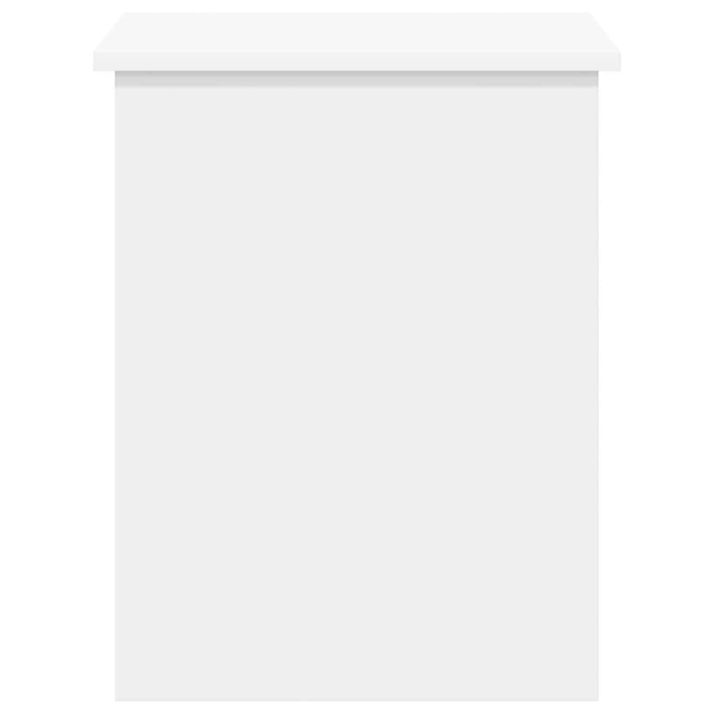 vidaXL Θήκη Αποθήκευσης Λευκό 60 x 40 x 50 cm Επεξεργασμένο Ξύλο