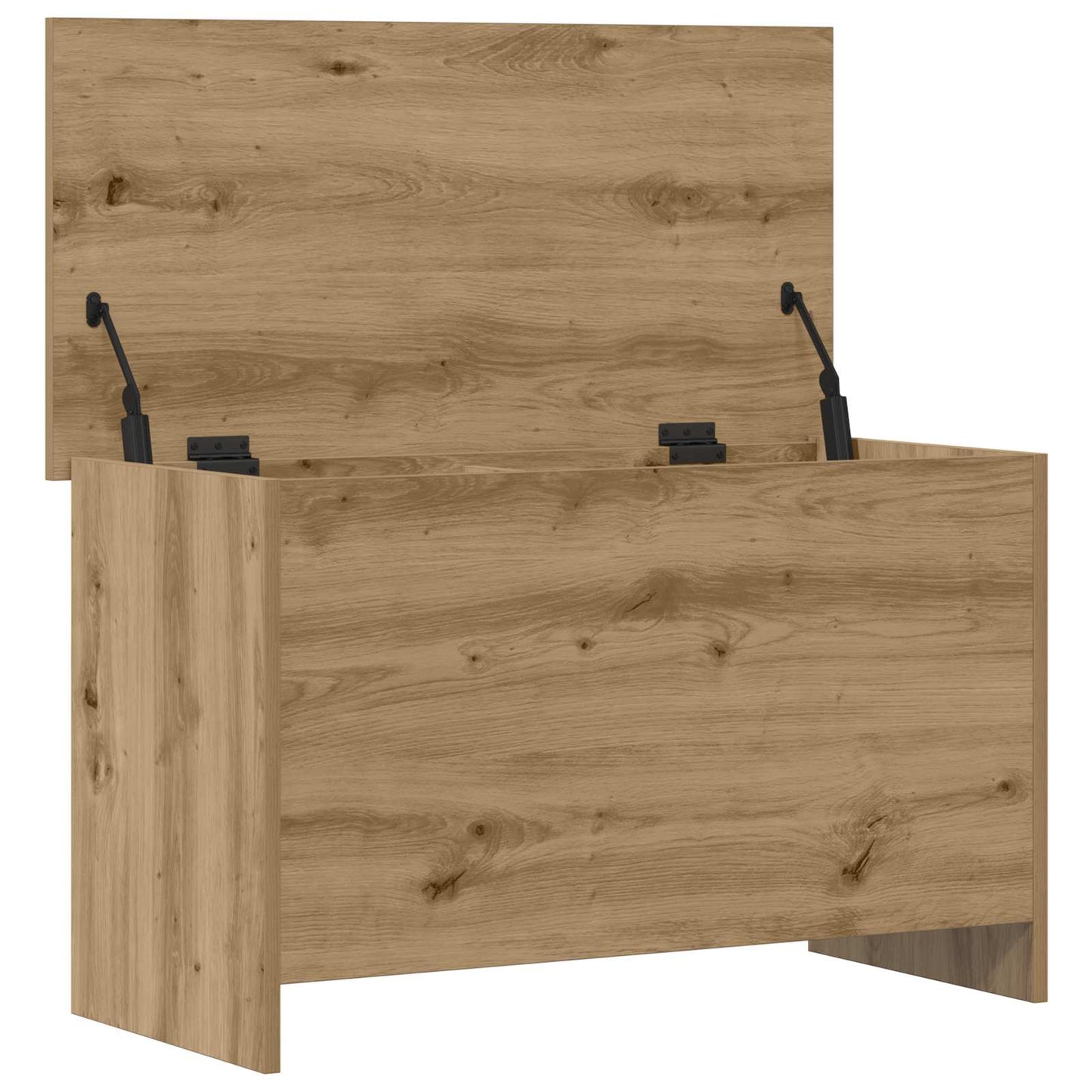 vidaXL Θήκη Αποθήκευσης με αποθήκευση Artisan Δρυς 80 x 40 x 50 cm