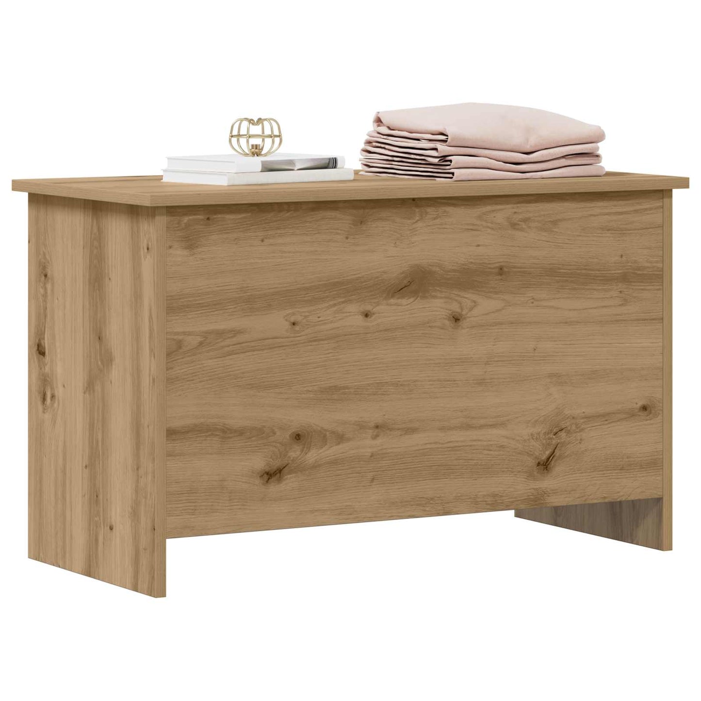 vidaXL Θήκη Αποθήκευσης με αποθήκευση Artisan Δρυς 80 x 40 x 50 cm