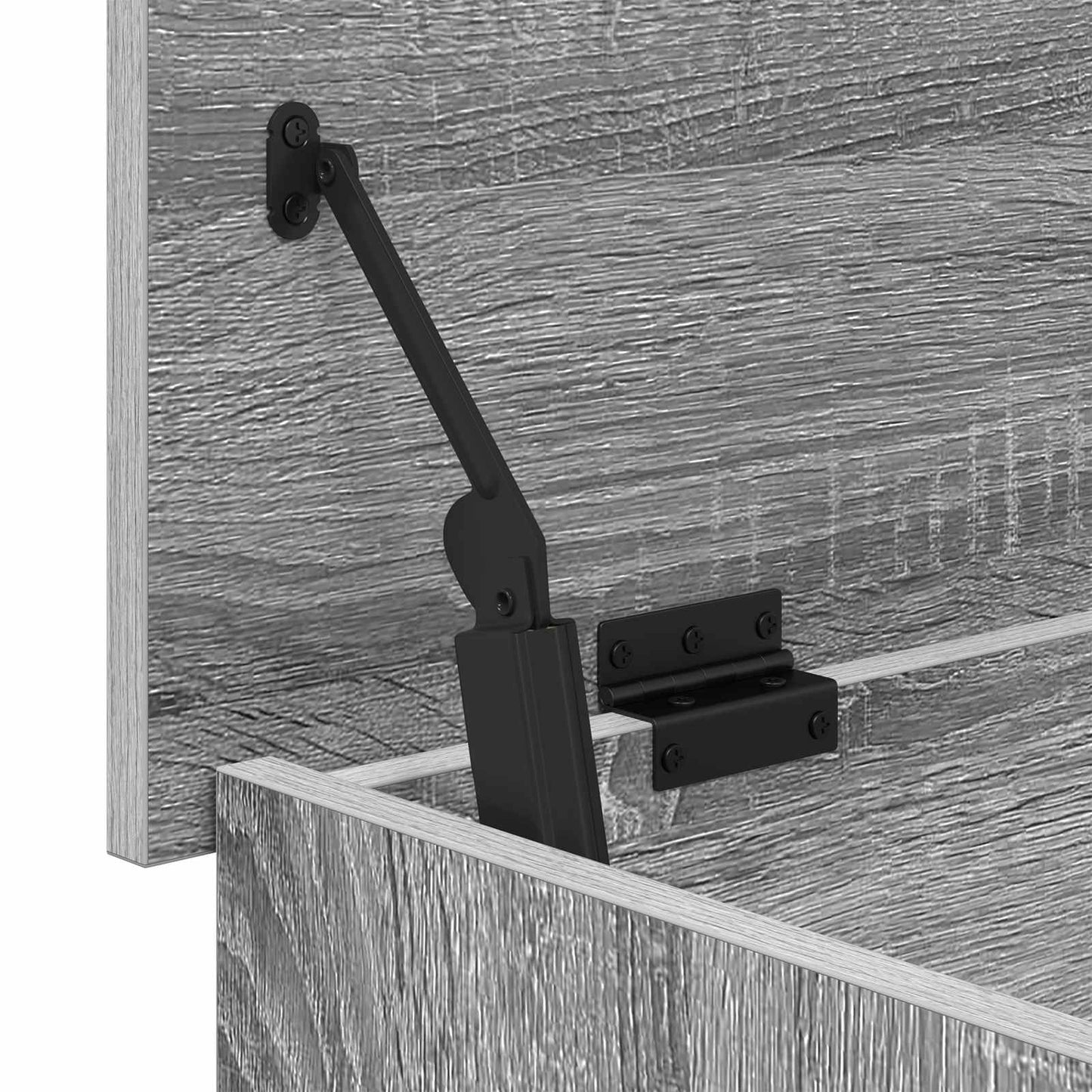 vidaXL Θήκη Αποθήκευσης με αποθήκευση Γκρι Sonoma 100 x 40 x 50 cm