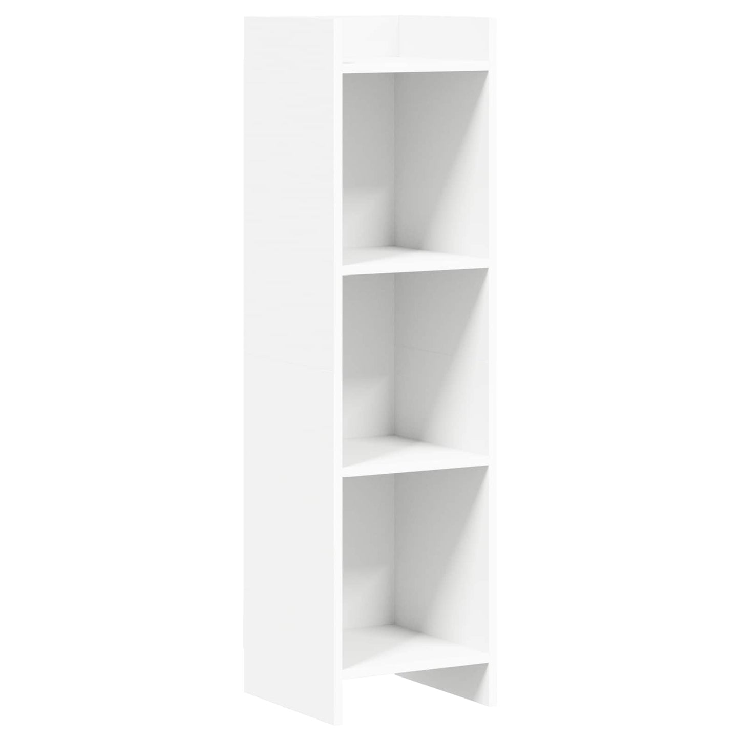 vidaXL Βιβλιοθήκη Λευκό 30 x 30 x 111 εκ Επεξεργασμένο Ξύλο