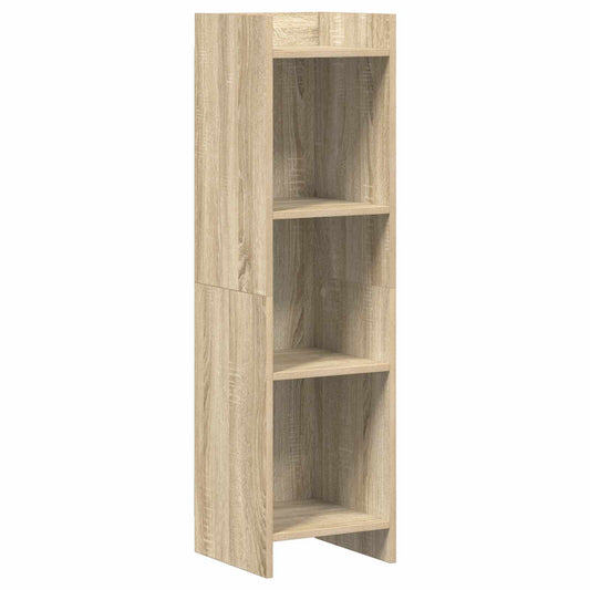 vidaXL Βιβλιοθήκη Sonoma Δρυς 30 x 30 x 111 εκ Επεξεργασμένο Ξύλο