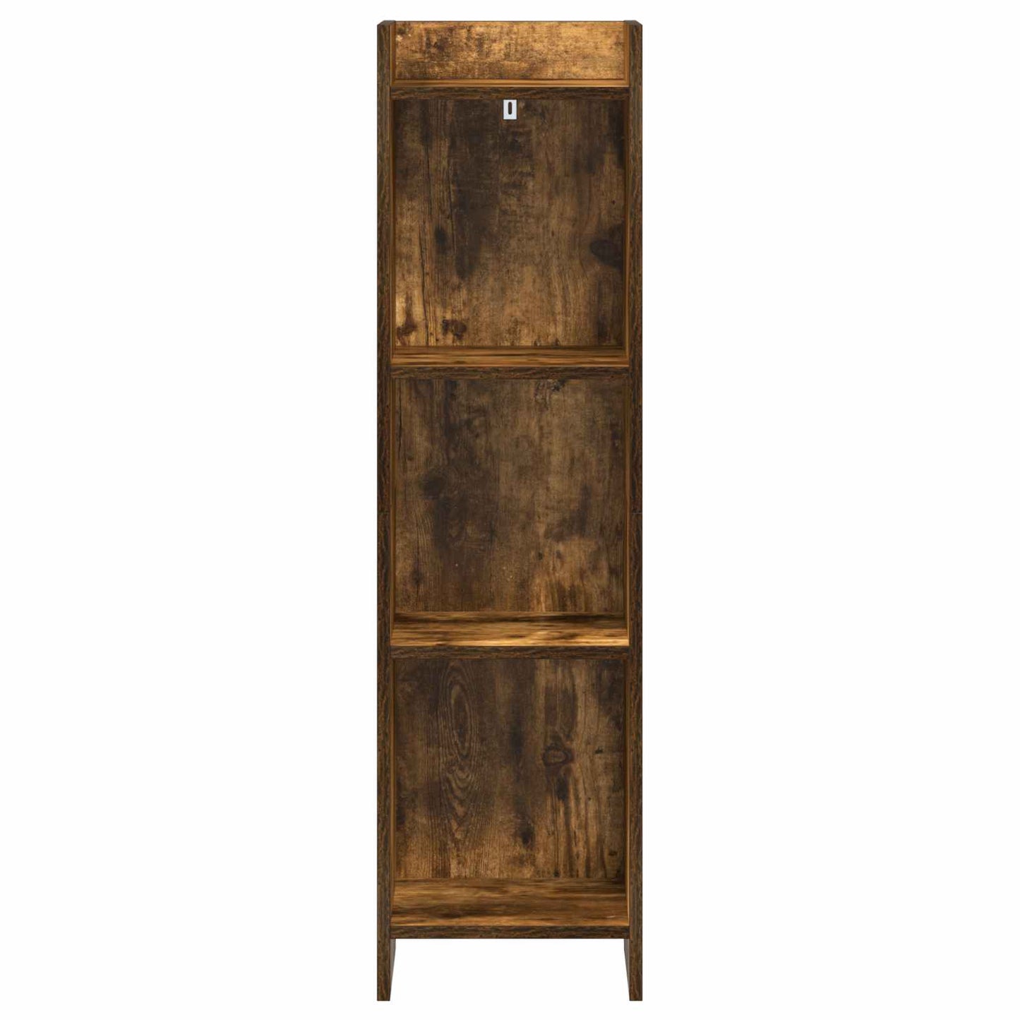 vidaXL Βιβλιοθήκη Καπνισμένο Ξύλο Δρυός 30 x 30 x 111 εκ