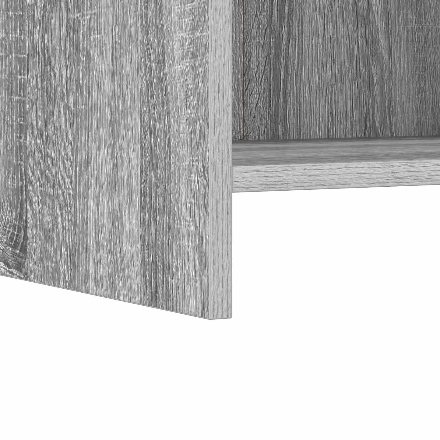 vidaXL Βιβλιοθήκη Γκρι Sonoma 30 x 30 x 111 εκ Επεξεργασμένο Ξύλο