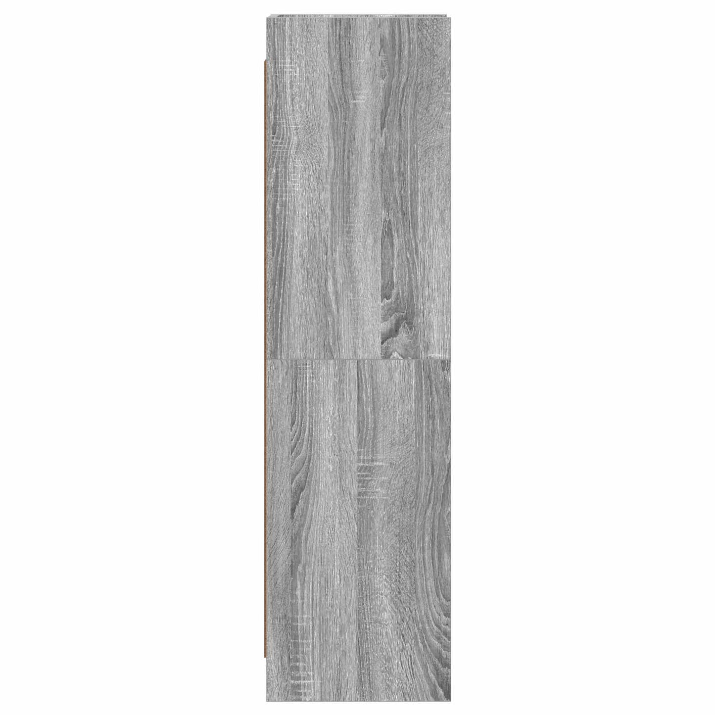 vidaXL Βιβλιοθήκη Γκρι Sonoma 30 x 30 x 111 εκ Επεξεργασμένο Ξύλο