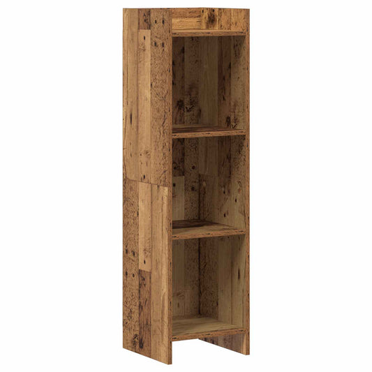 vidaXL Βιβλιοθήκη Παλαιωμένο ξύλο 30 x 30 x 111 εκ Επεξεργασμένο Ξύλο