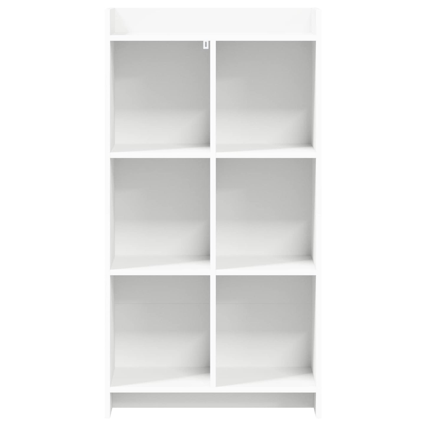 vidaXL Βιβλιοθήκη Λευκό 59 x 30 x 111 εκ Επεξεργασμένο Ξύλο