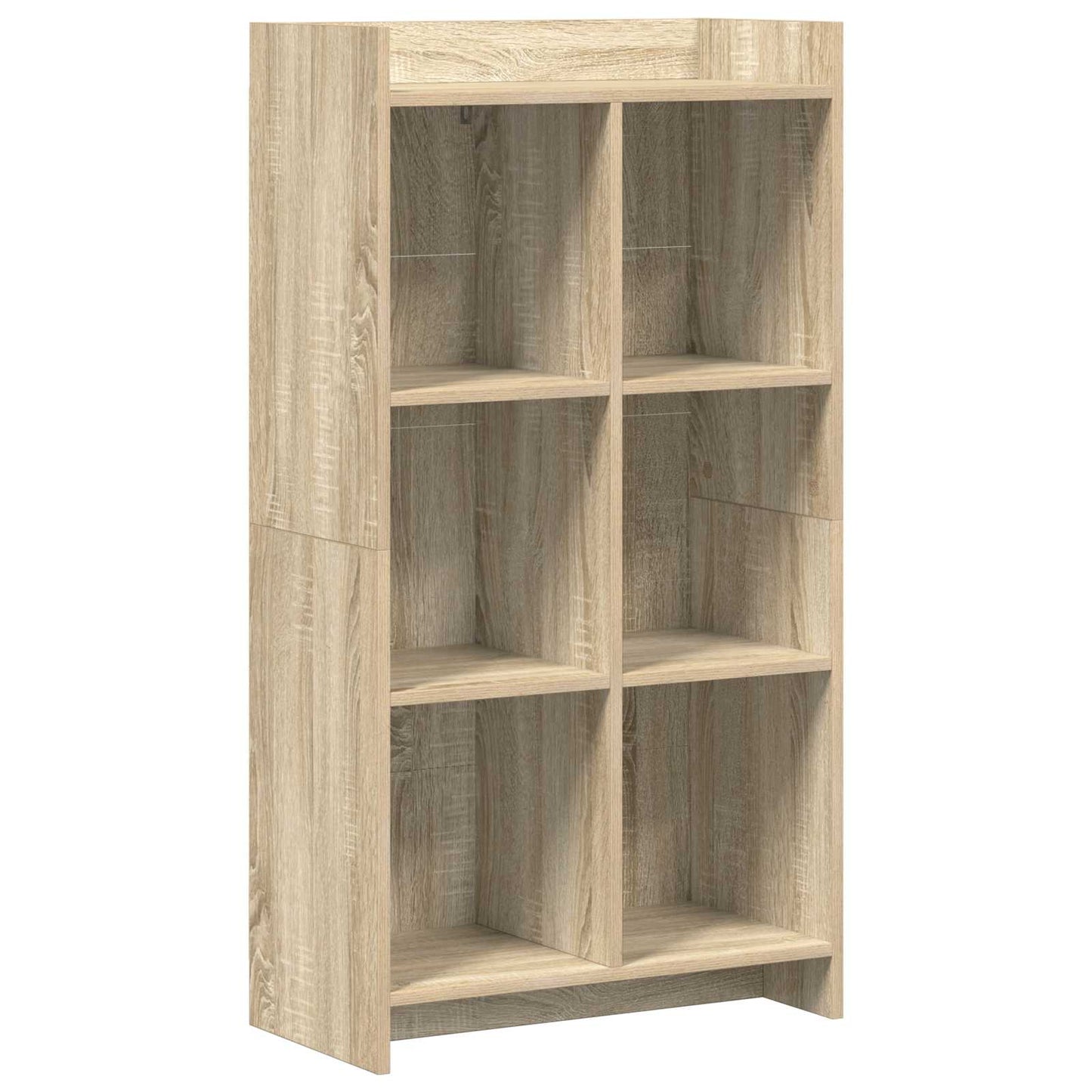 vidaXL Βιβλιοθήκη Sonoma Δρυς 59 x 30 x 111 εκ Επεξεργασμένο Ξύλο