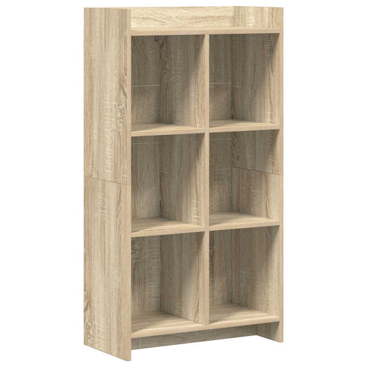 vidaXL Βιβλιοθήκη Sonoma Δρυς 59 x 30 x 111 εκ Επεξεργασμένο Ξύλο