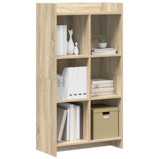 vidaXL Βιβλιοθήκη Sonoma Δρυς 59 x 30 x 111 εκ Επεξεργασμένο Ξύλο