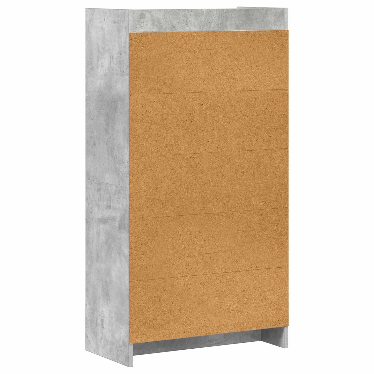 vidaXL Βιβλιοθήκη Γκρι Μπετόν 59 x 30 x 111 εκ Επεξεργασμένο Ξύλο