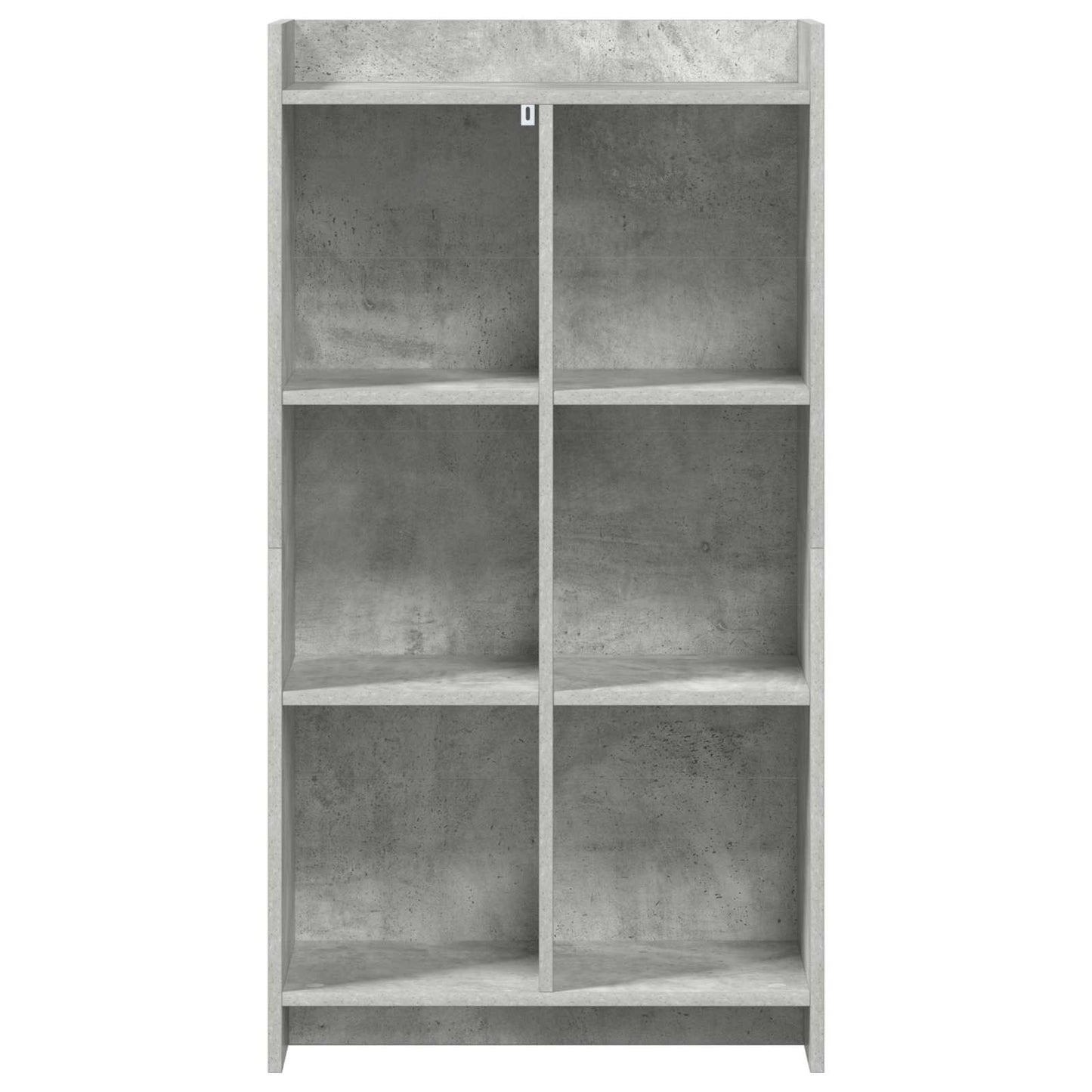 vidaXL Βιβλιοθήκη Γκρι Μπετόν 59 x 30 x 111 εκ Επεξεργασμένο Ξύλο