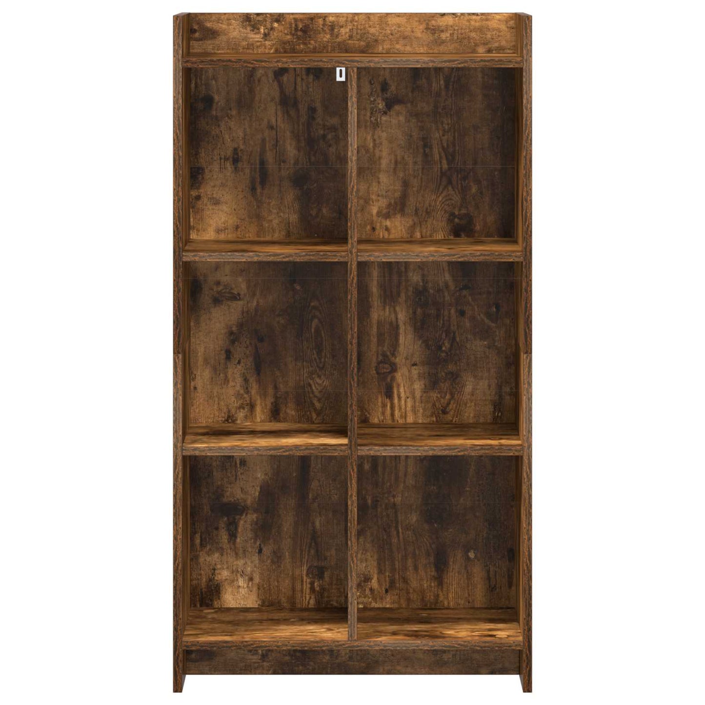 vidaXL Βιβλιοθήκη Καπνισμένο Ξύλο Δρυός 59 x 30 x 111 εκ
