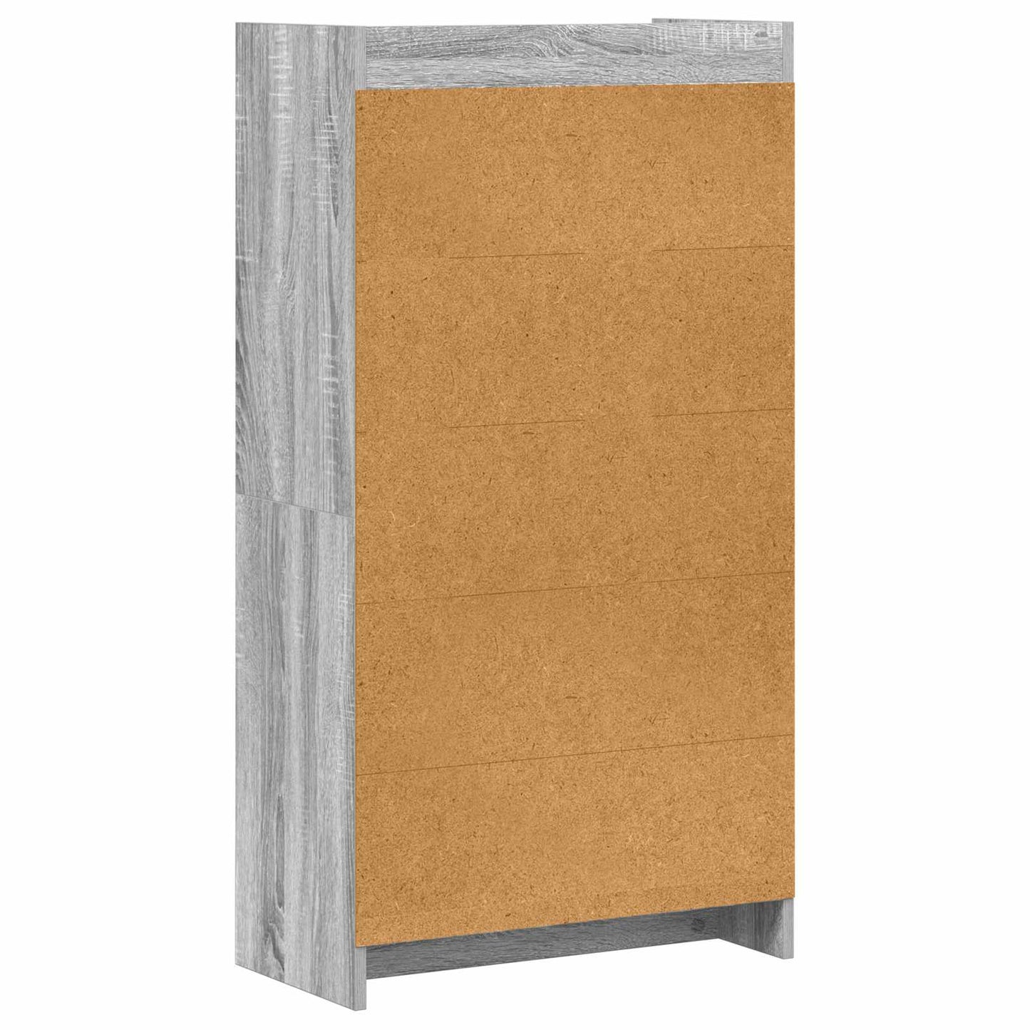 vidaXL Βιβλιοθήκη Γκρι Sonoma 59 x 30 x 111 εκ Επεξεργασμένο Ξύλο