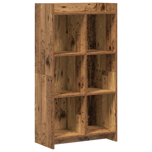 vidaXL Βιβλιοθήκη Παλαιωμένο ξύλο 59 x 30 x 111 εκ Επεξεργασμένο Ξύλο