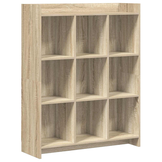 vidaXL Βιβλιοθήκη Sonoma Δρυς 87,5 x 30 x 111 εκ Επεξεργασμένο Ξύλο