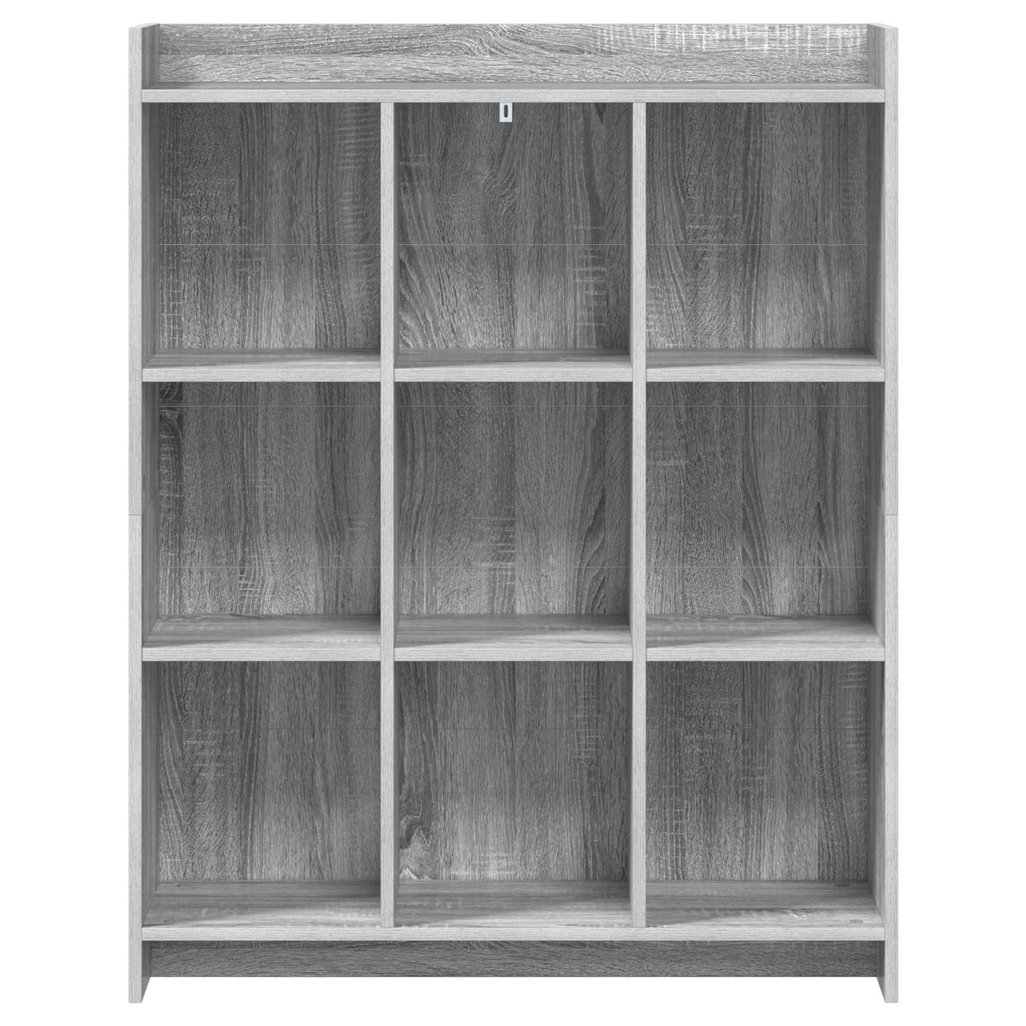 vidaXL Βιβλιοθήκη Γκρι Sonoma 87,5 x 30 x 111 εκ Επεξεργασμένο Ξύλο