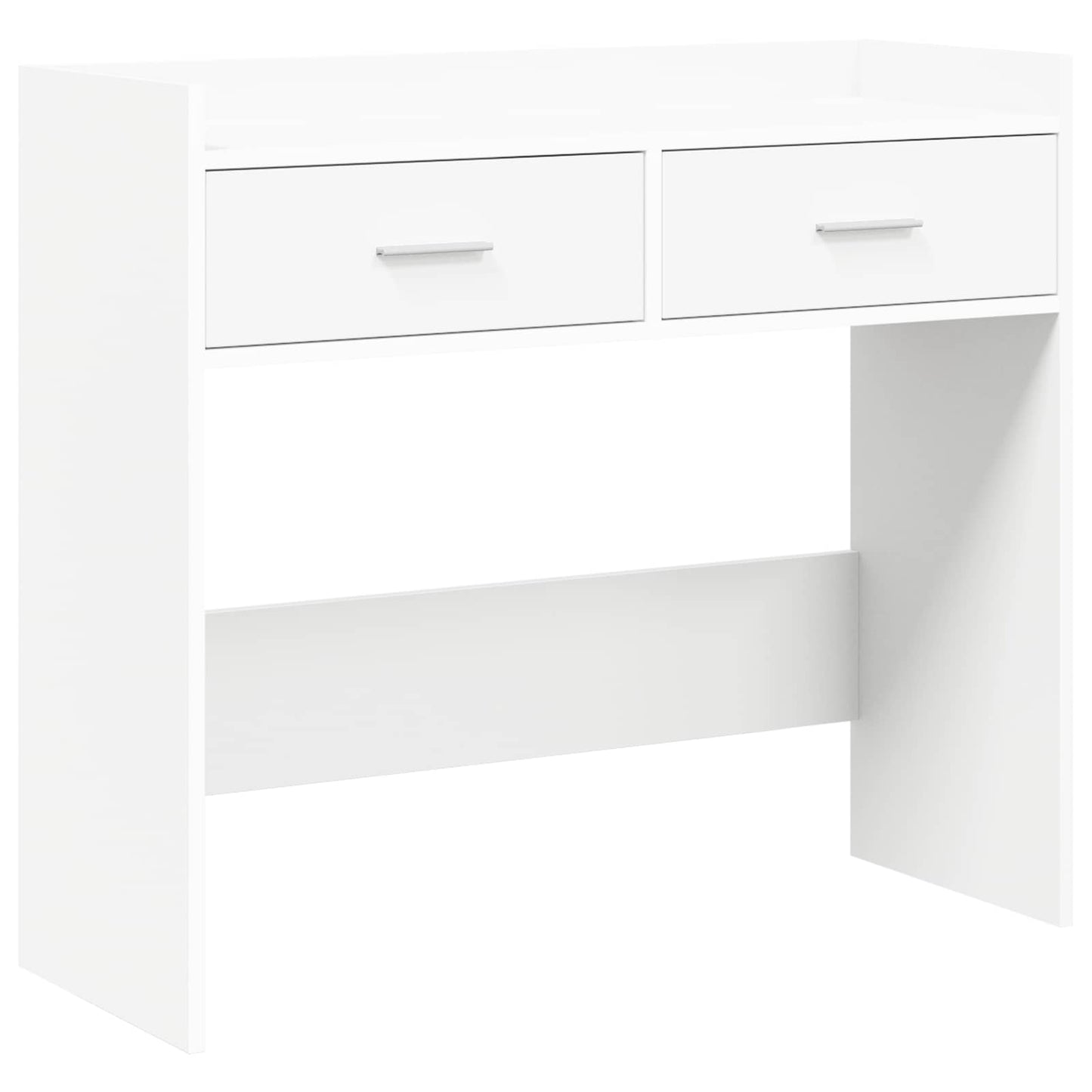 vidaXL Τραπέζι κονσόλας Λευκό 90 x 35 x 80 εκ Επεξεργασμένο Ξύλο