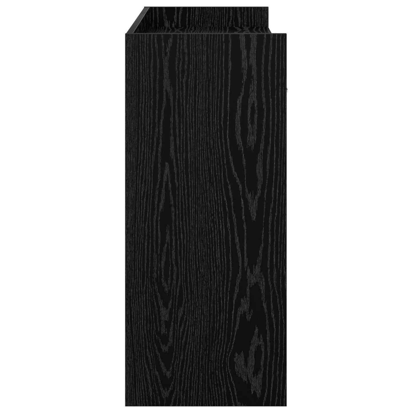 vidaXL Τραπέζι κονσόλας Μαύρη Δρυς 90 x 35 x 80 εκ Επεξεργασμένο Ξύλο
