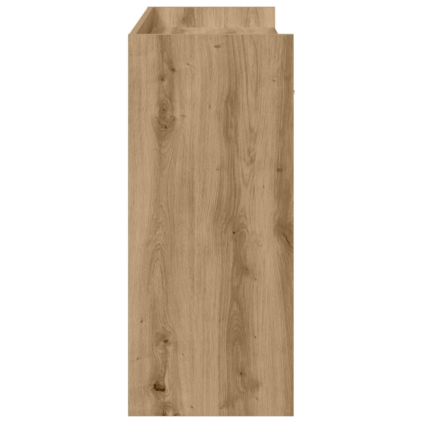 vidaXL Τραπέζι κονσόλας Artisan Δρυς 90 x 35 x 80 εκ