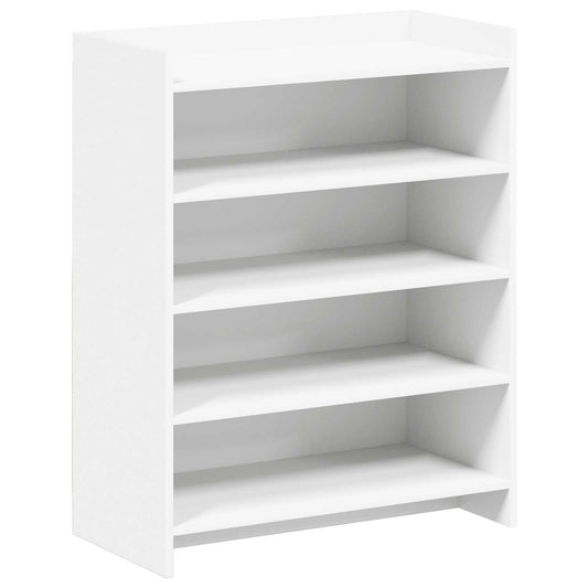vidaXL Ντουλάπα Παπουτσιών Λευκό 73,5 x 36 x 92 εκ Επεξεργασμένο Ξύλο