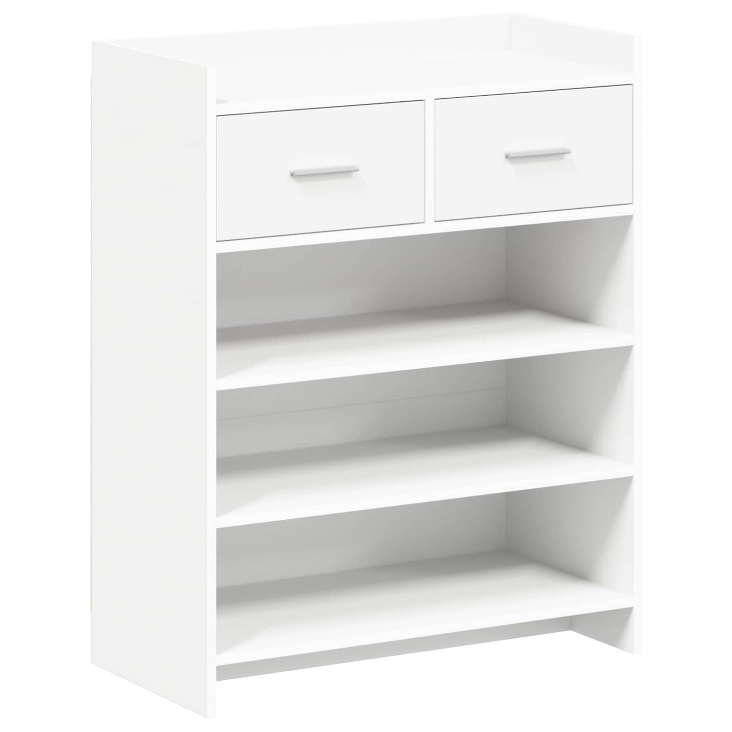 vidaXL Ντουλάπα Παπουτσιών Λευκό 73,5 x 36 x 92 εκ Επεξεργασμένο Ξύλο