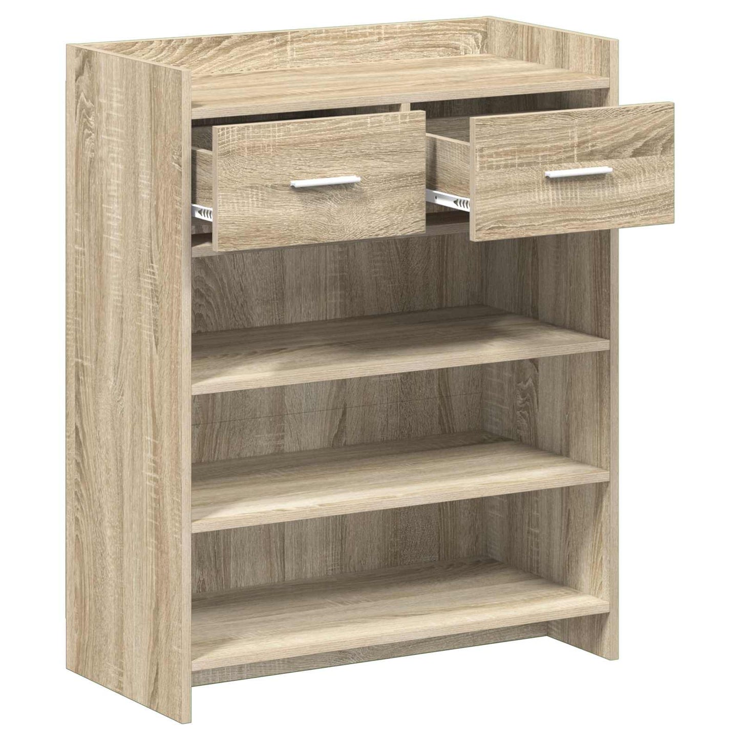 vidaXL Ντουλάπα Παπουτσιών με συρτάρι Sonoma Δρυς 73,5 x 36 x 92 εκ