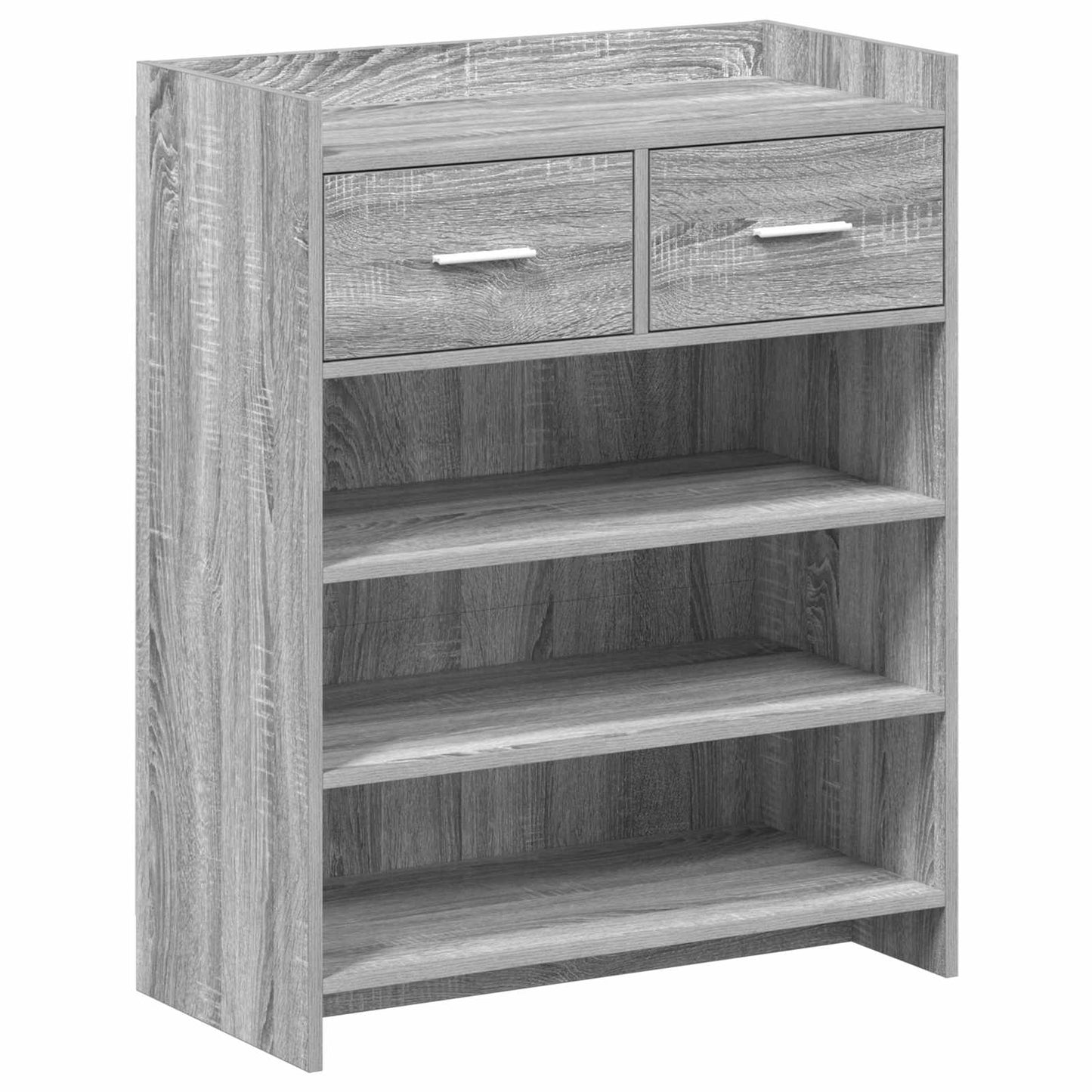 vidaXL Ντουλάπα Παπουτσιών με συρτάρι Γκρι Sonoma 73,5 x 36 x 92 εκ