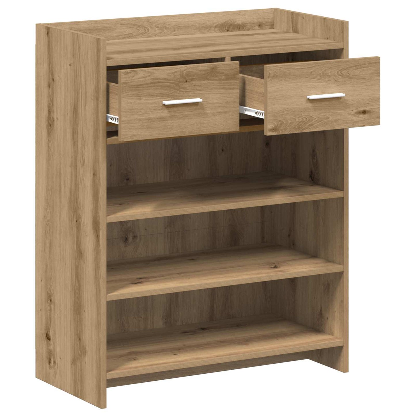 vidaXL Ντουλάπα Παπουτσιών με συρτάρι Artisan Δρυς 73,5 x 36 x 92 εκ