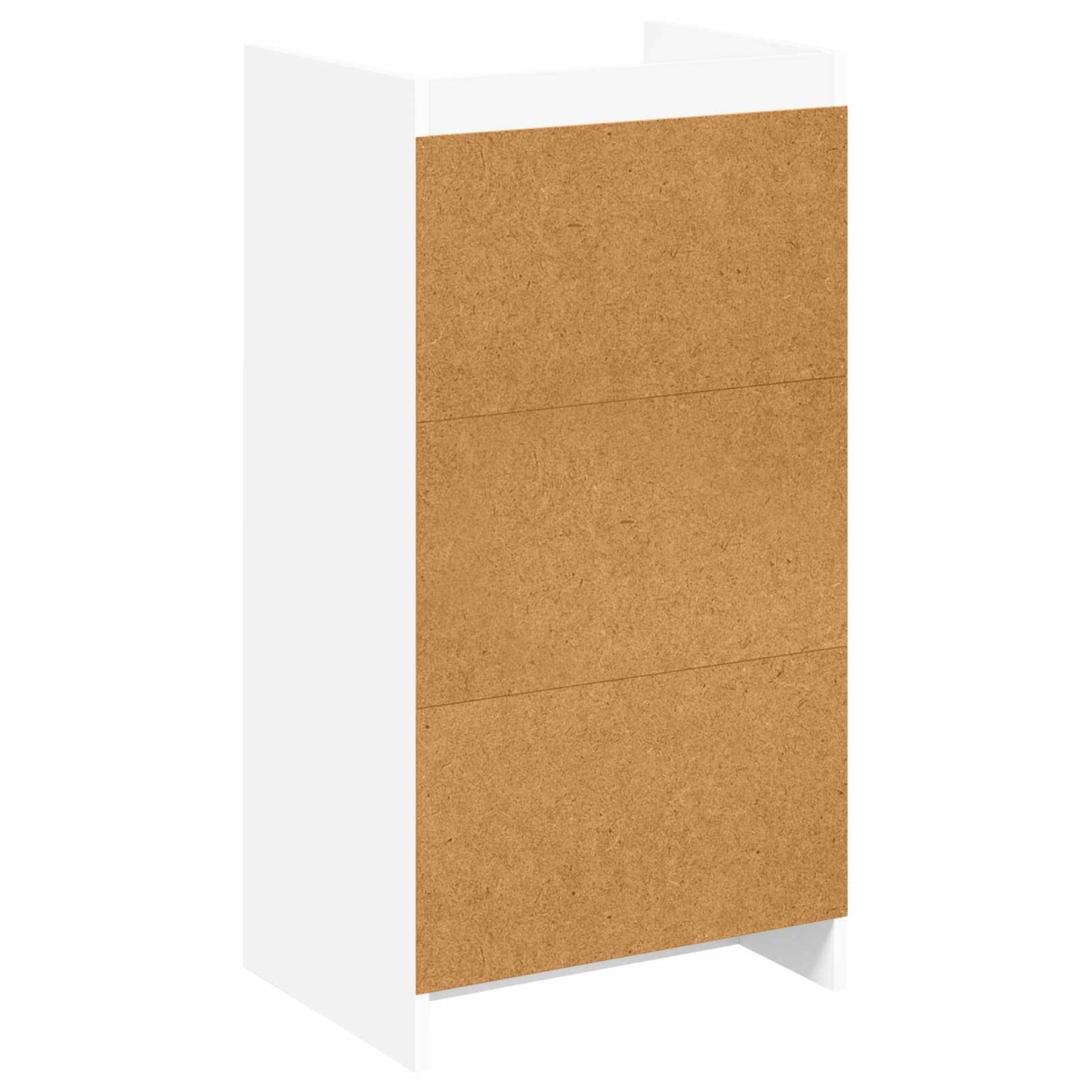 vidaXL Ντουλάπα Παπουτσιών Λευκό 48 x 36 x 92 εκ Επεξεργασμένο Ξύλο