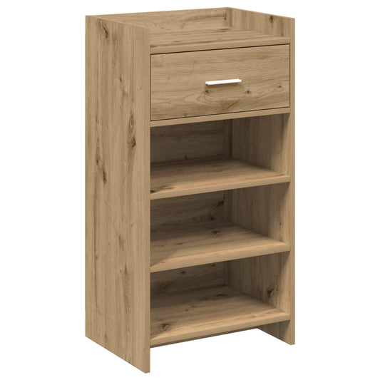 vidaXL Ντουλάπα Παπουτσιών με συρτάρι Artisan Δρυς 48 x 36 x 92 εκ