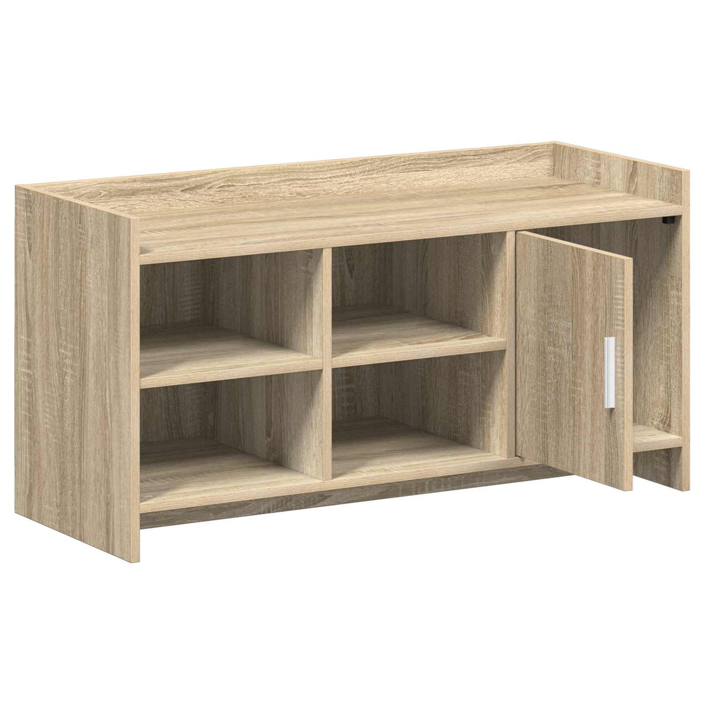 vidaXL Ντουλάπα Παπουτσιών με πόρτα Sonoma Δρυς 100 x 39,5 x 51 εκ