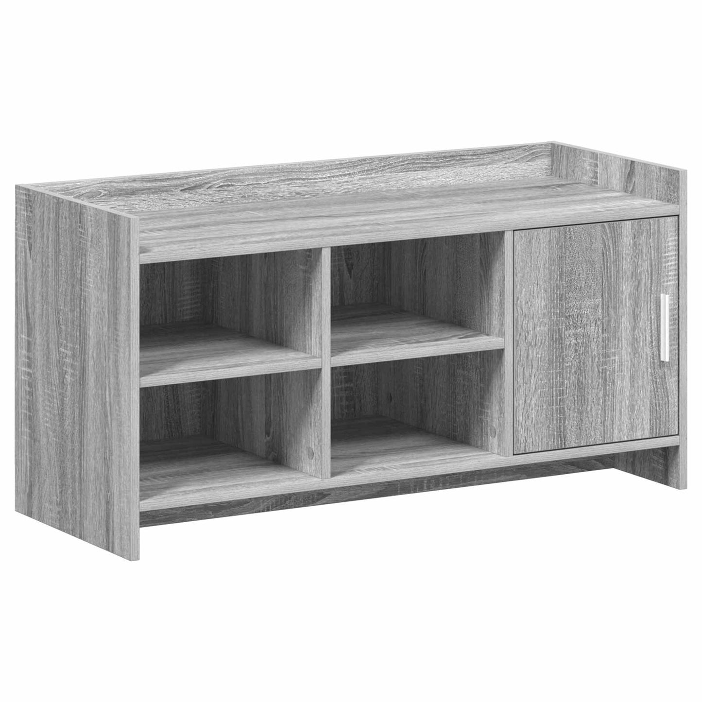 vidaXL Ντουλάπα Παπουτσιών με πόρτα Γκρι Sonoma 100 x 39,5 x 51 εκ