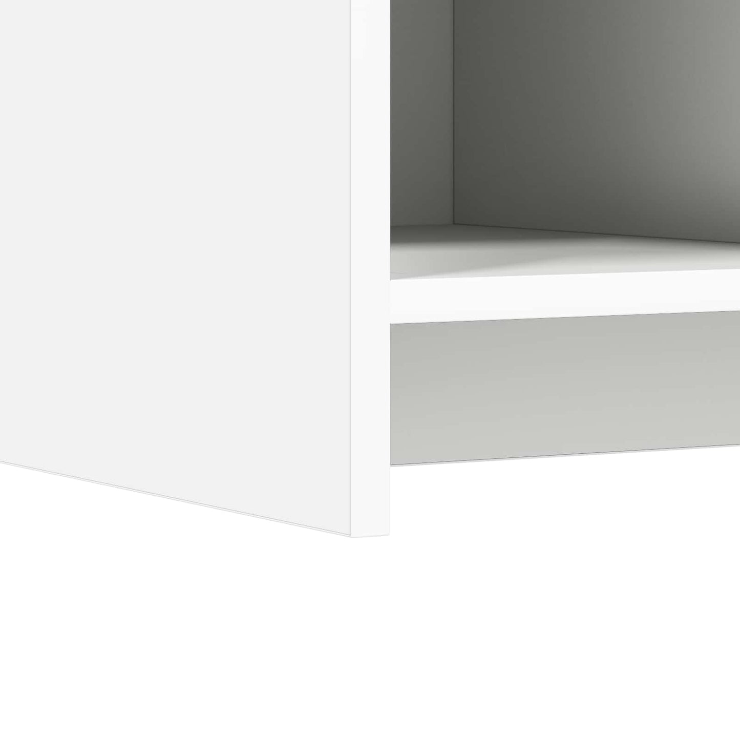 vidaXL Ντουλάπα Παπουτσιών Λευκό 85 x 39,5 x 70 εκ. Επεξεργασμένο Ξύλο